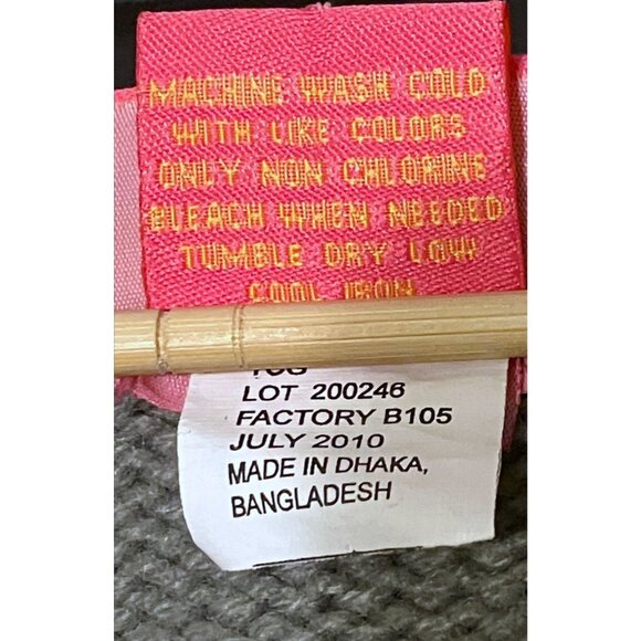 Y2K Tunic Sweater XL (Jr) Layered Look 2Fer Bella Zebra Playful Minimalist Cozy - Picture 8 of 8